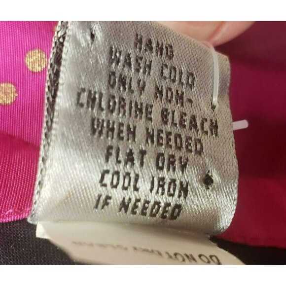 Chicos Tribal Rhythm Nellie Skirt, Size 1 Med, Pink Purple, Silk, Cotton lined - Picture 8 of 9